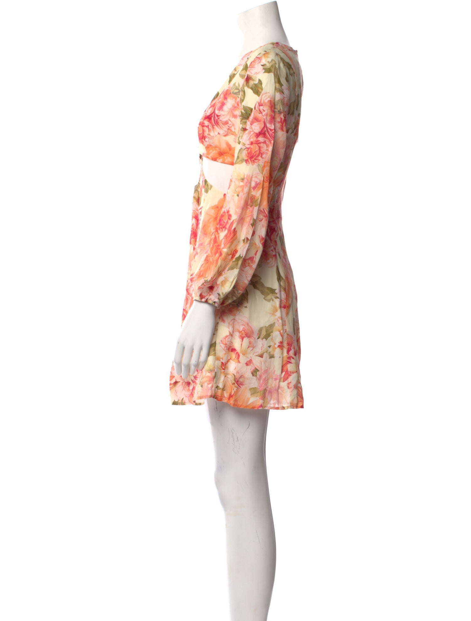 Saulee Floral Print Mini Dress