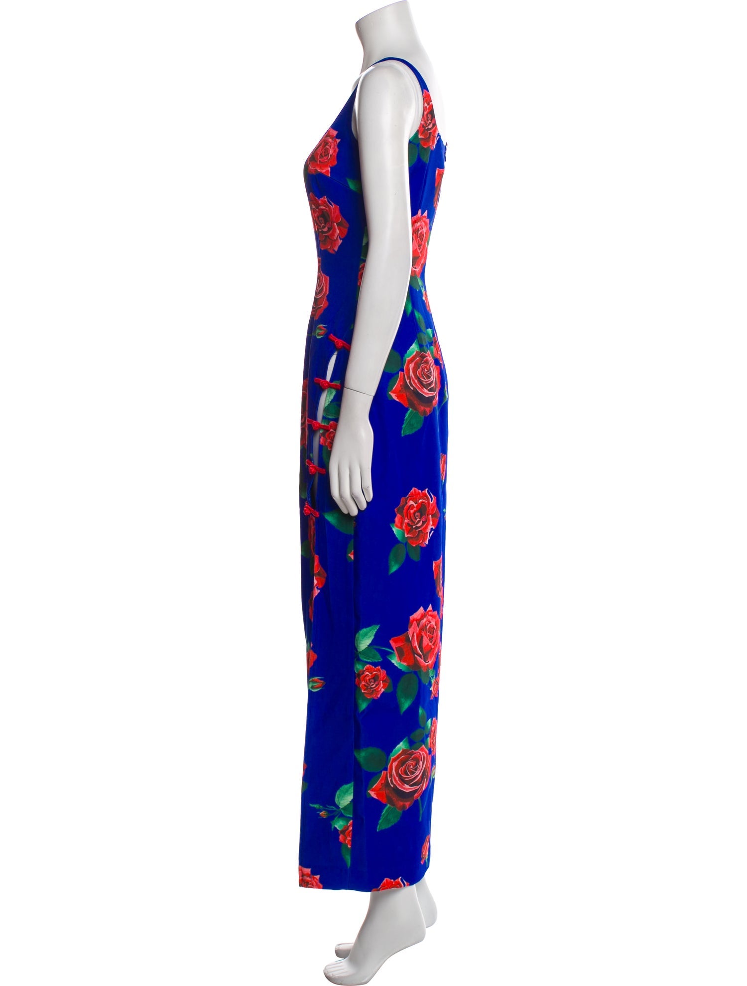 Saulee Floral Print Long Dress