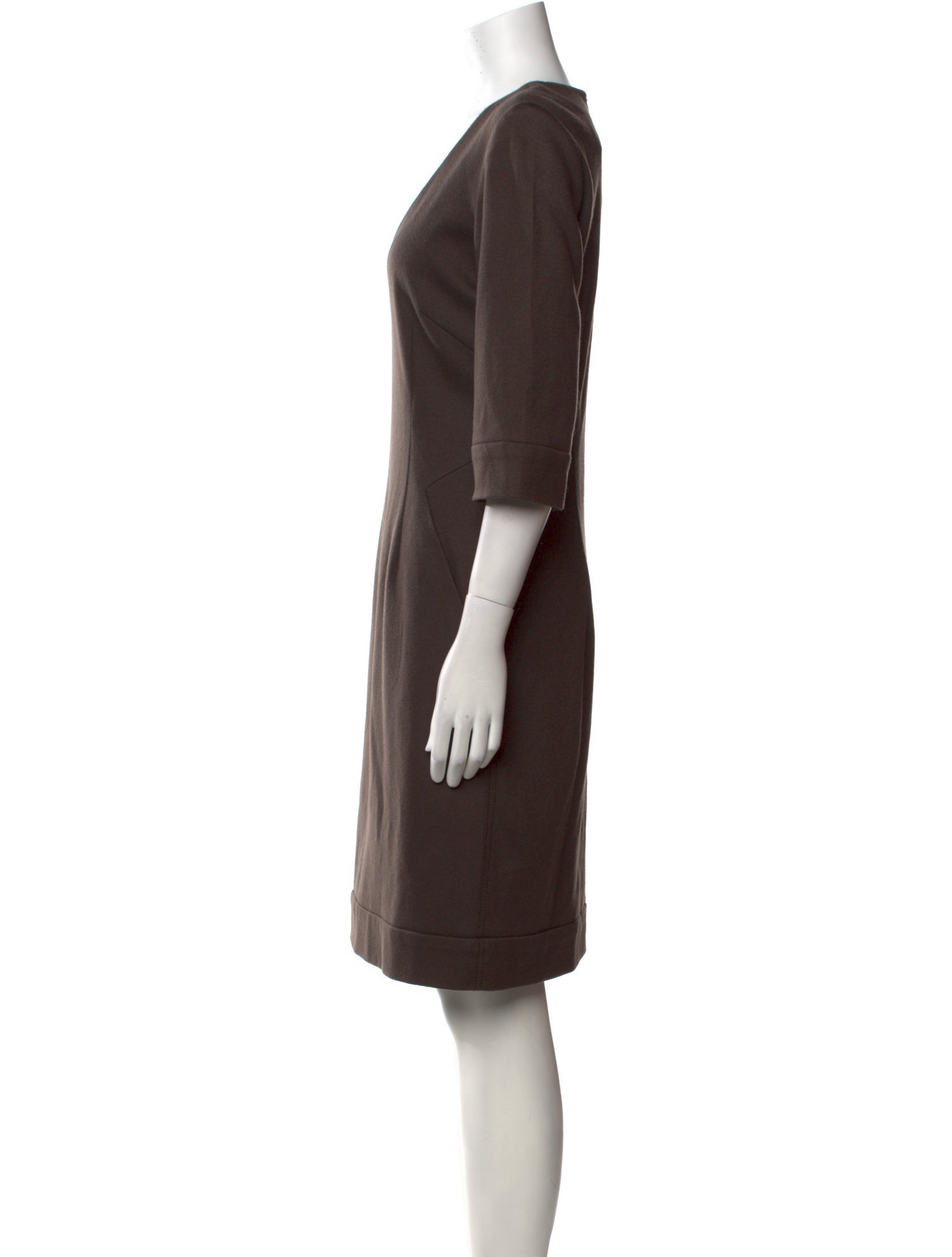 Strenesse Virgin Wool Knee-Length Dress