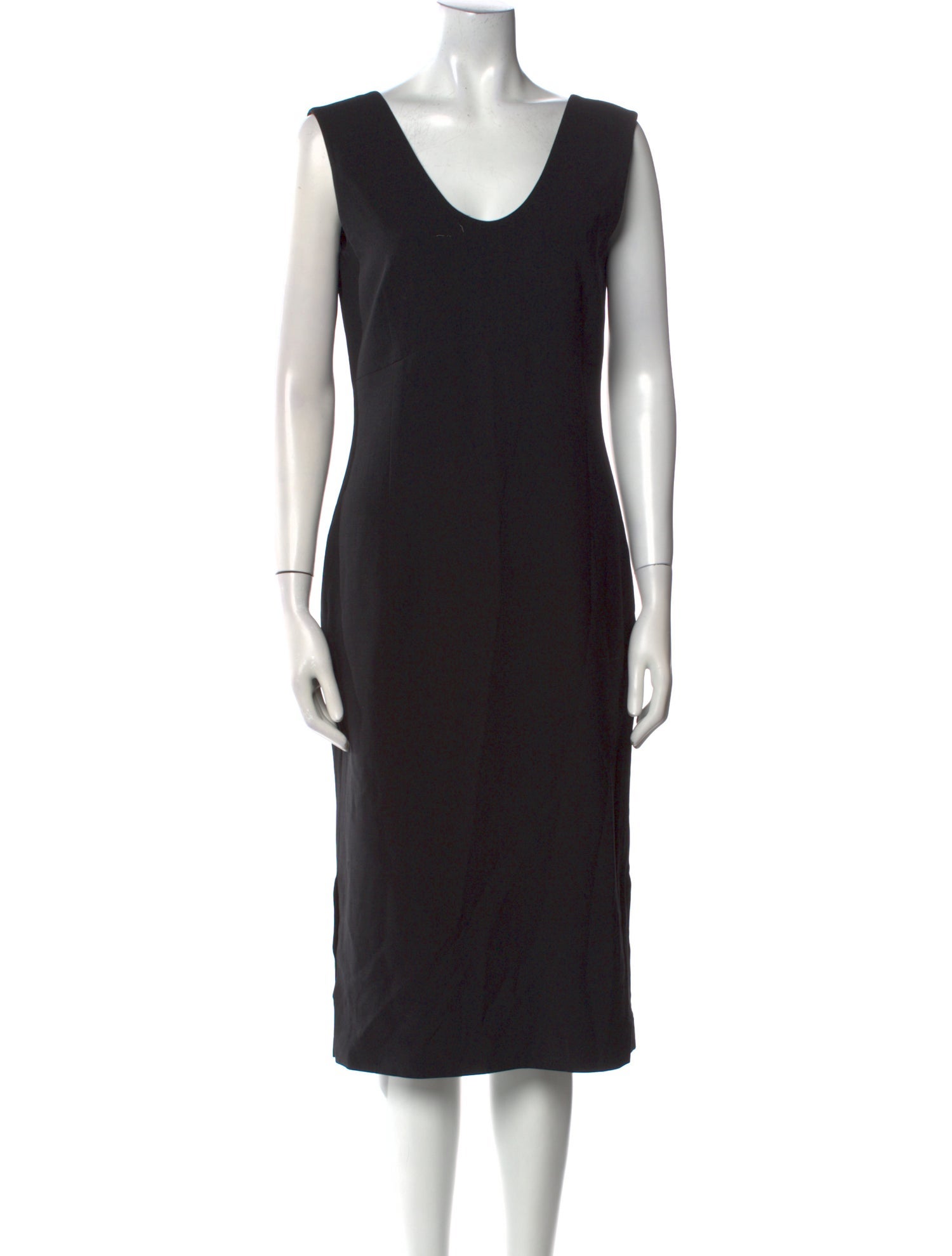 Strenesse Virgin Wool Midi Length Dress