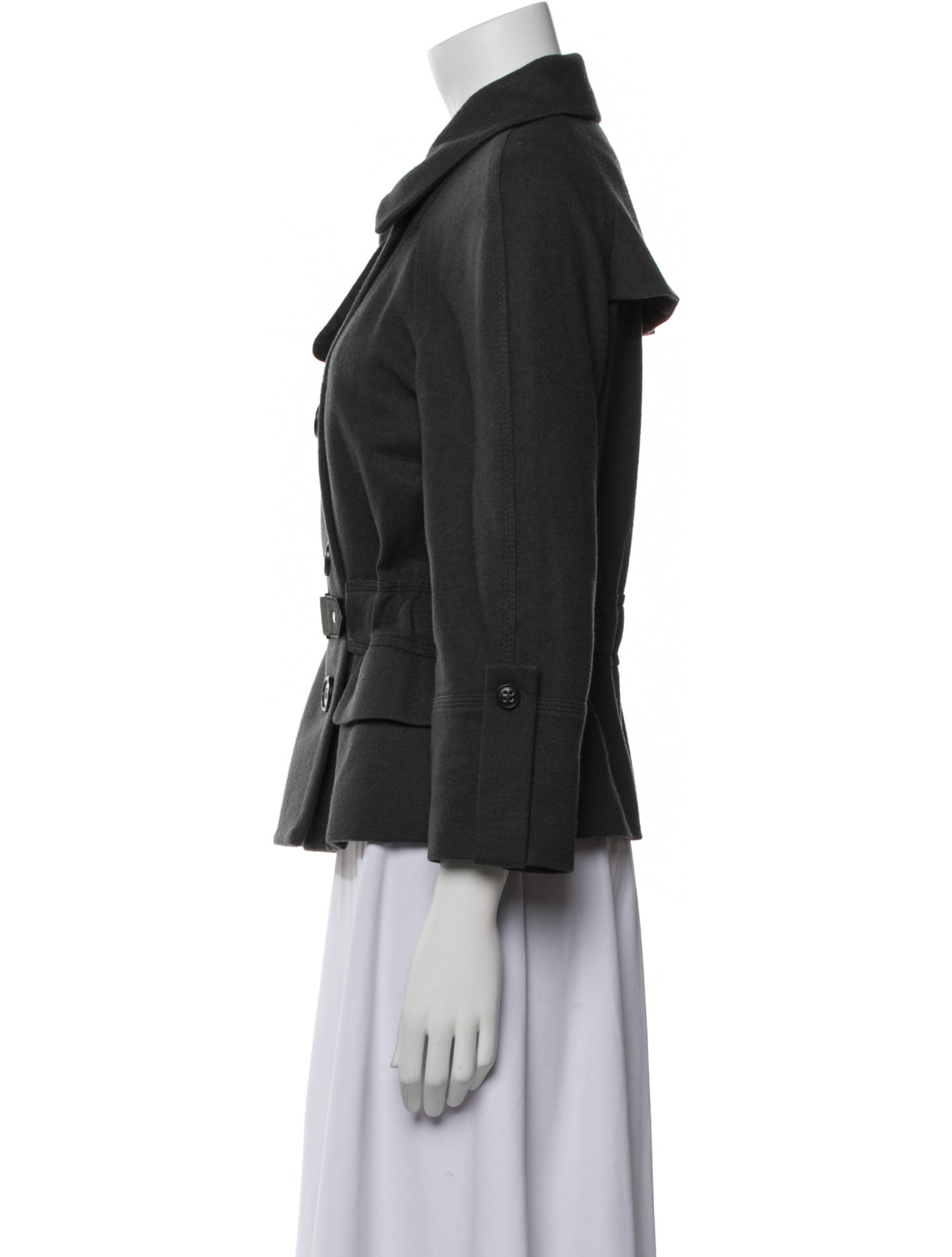 Strenesse Virgin Wool Utility Jacket