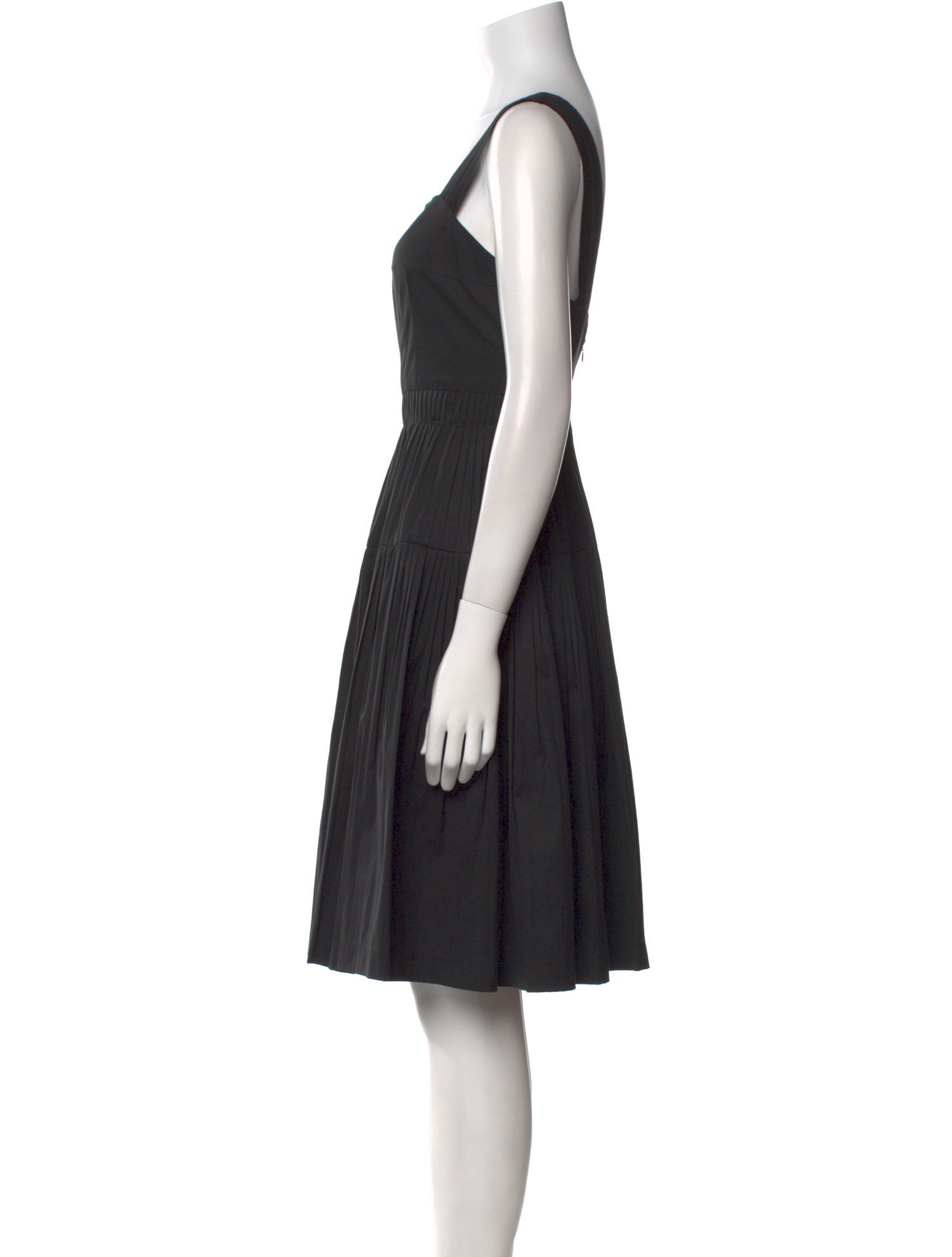 Strenesse Square Neckline Knee-Length Dress