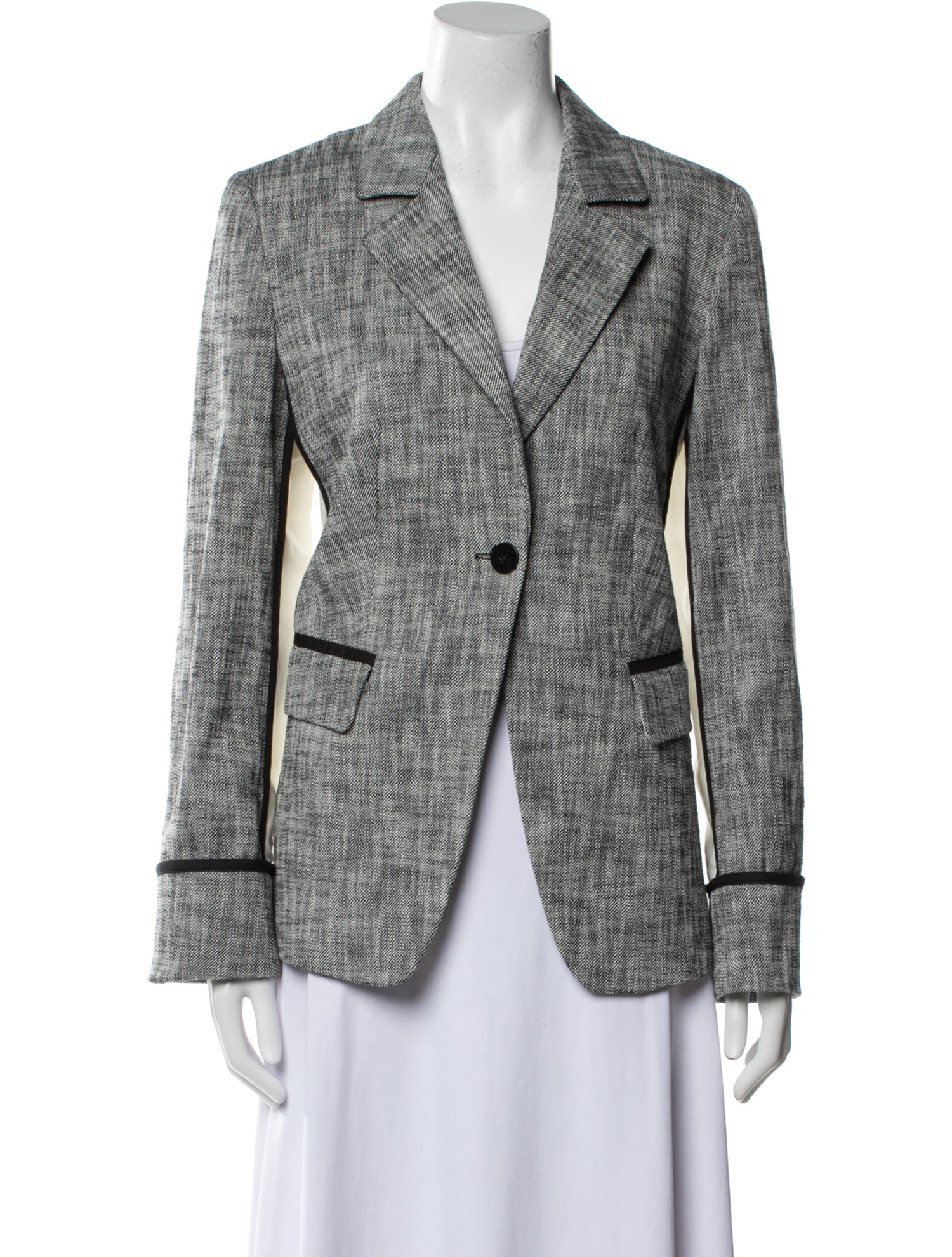 Strenesse Tweed Pattern Blazer