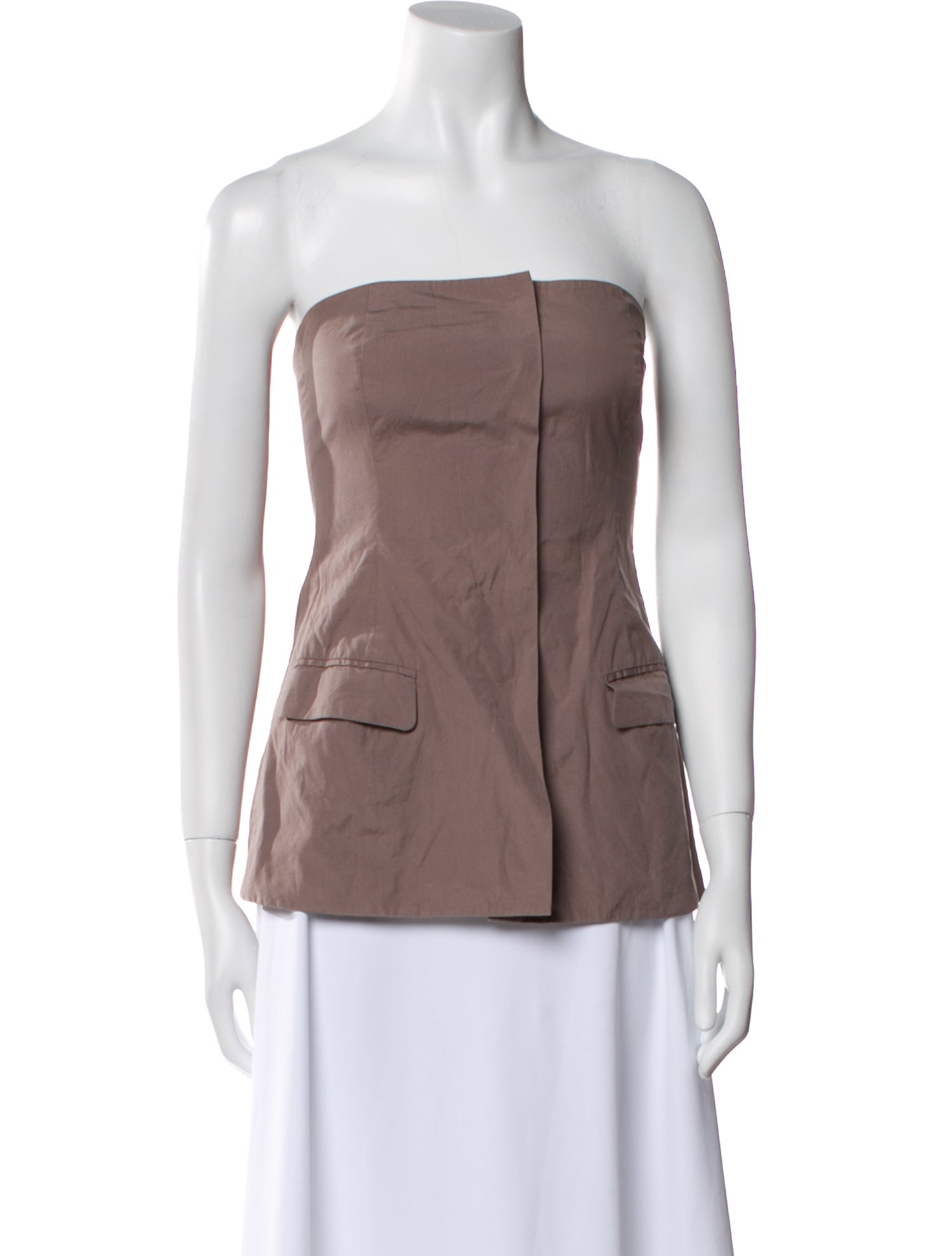 Strenesse Silk Strapless Top