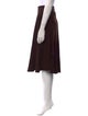 Strenesse Lambskin Knee-Length Skirt