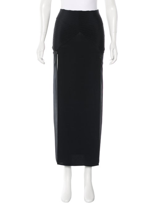 Sass & Bide Silk Midi Skirt blue
