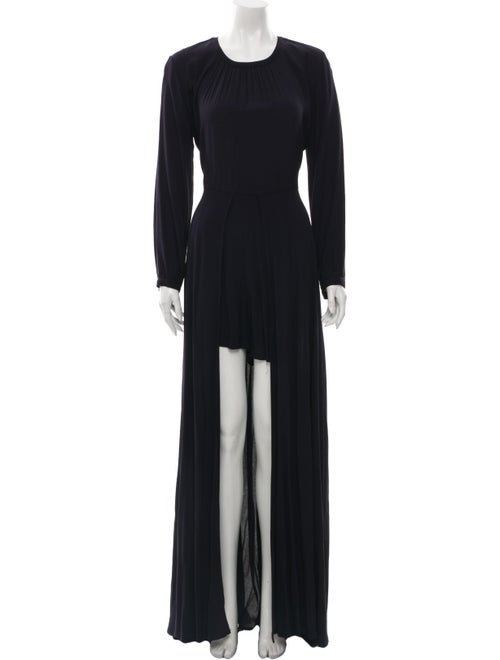 Sass & Bide Crew Neck Long Dress Black