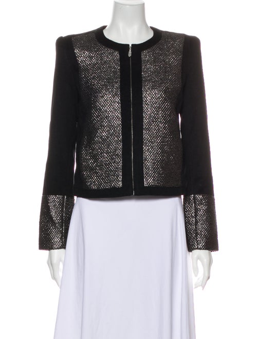 Sass & Bide Wool Printed Evening Jacket Wool