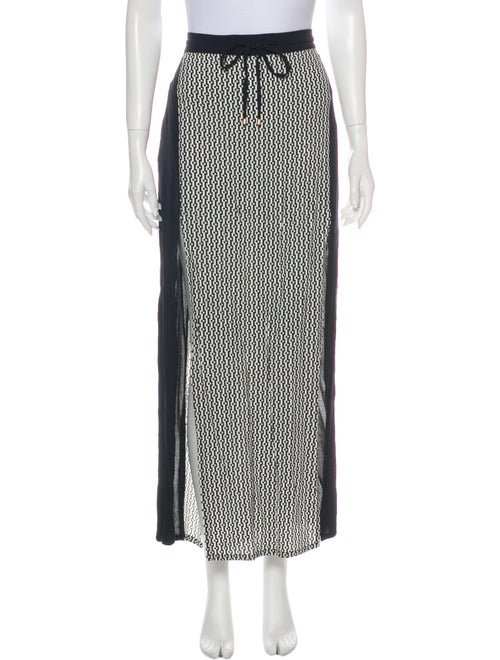 Sass & Bide Printed Long Skirt Blue