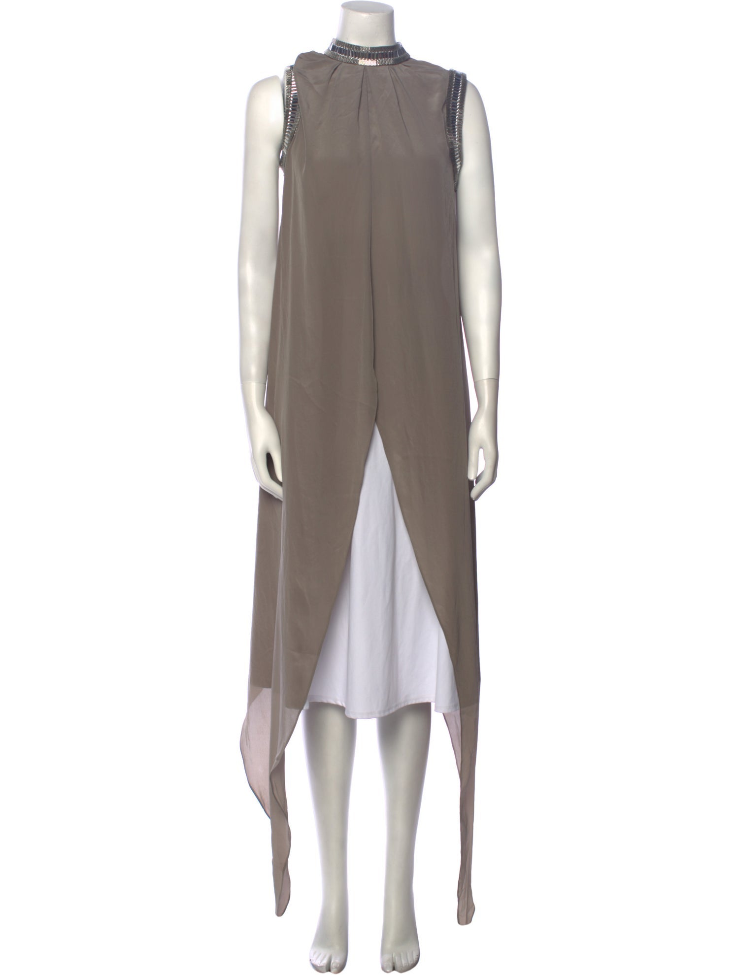 Sass & Bide Mock Neck Sleeveless Tunic