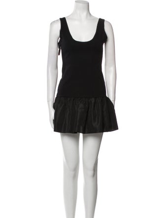 Sass & Bide Scoop Neck Mini Dress