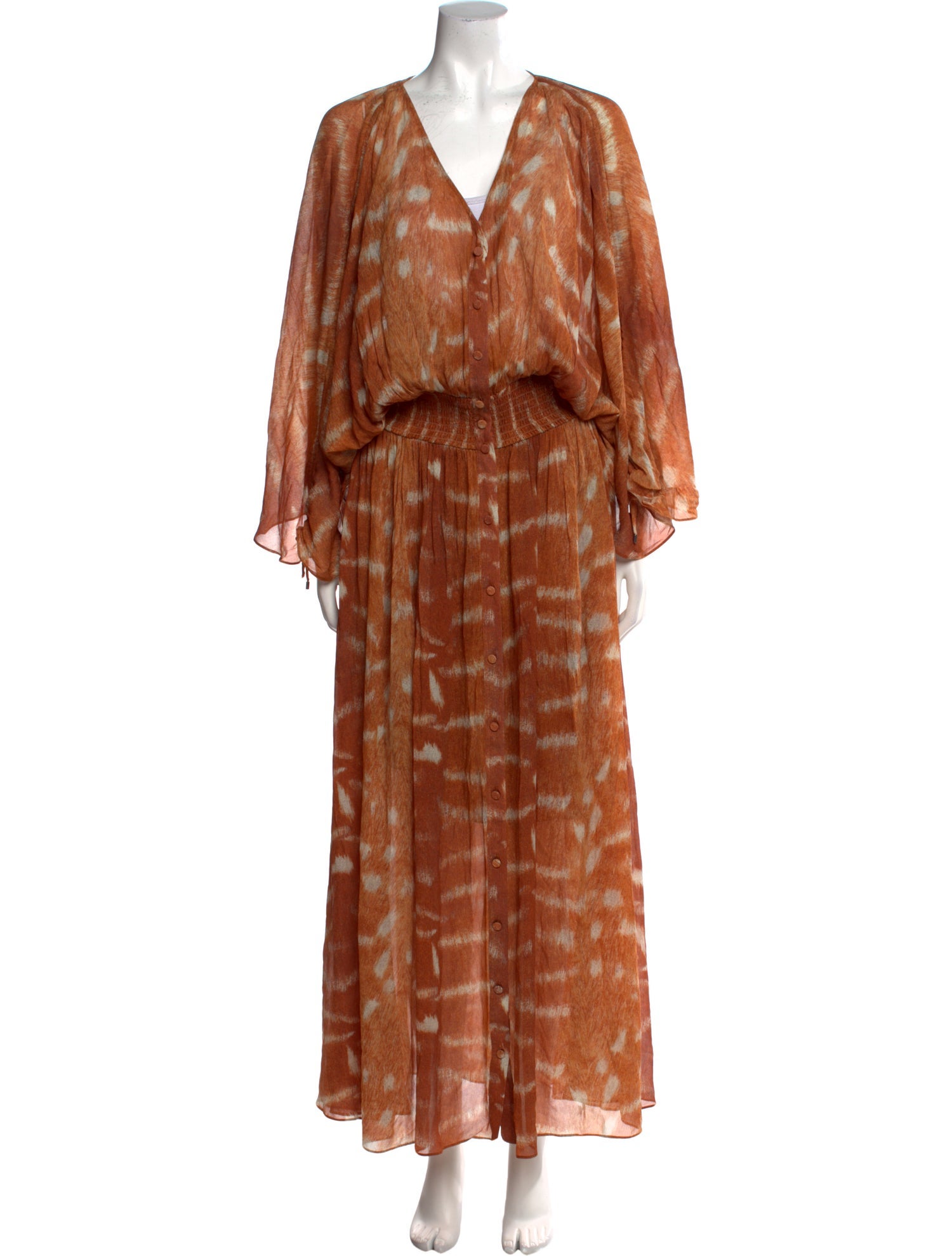 Sass & Bide Tie-Dye Print Long Dress