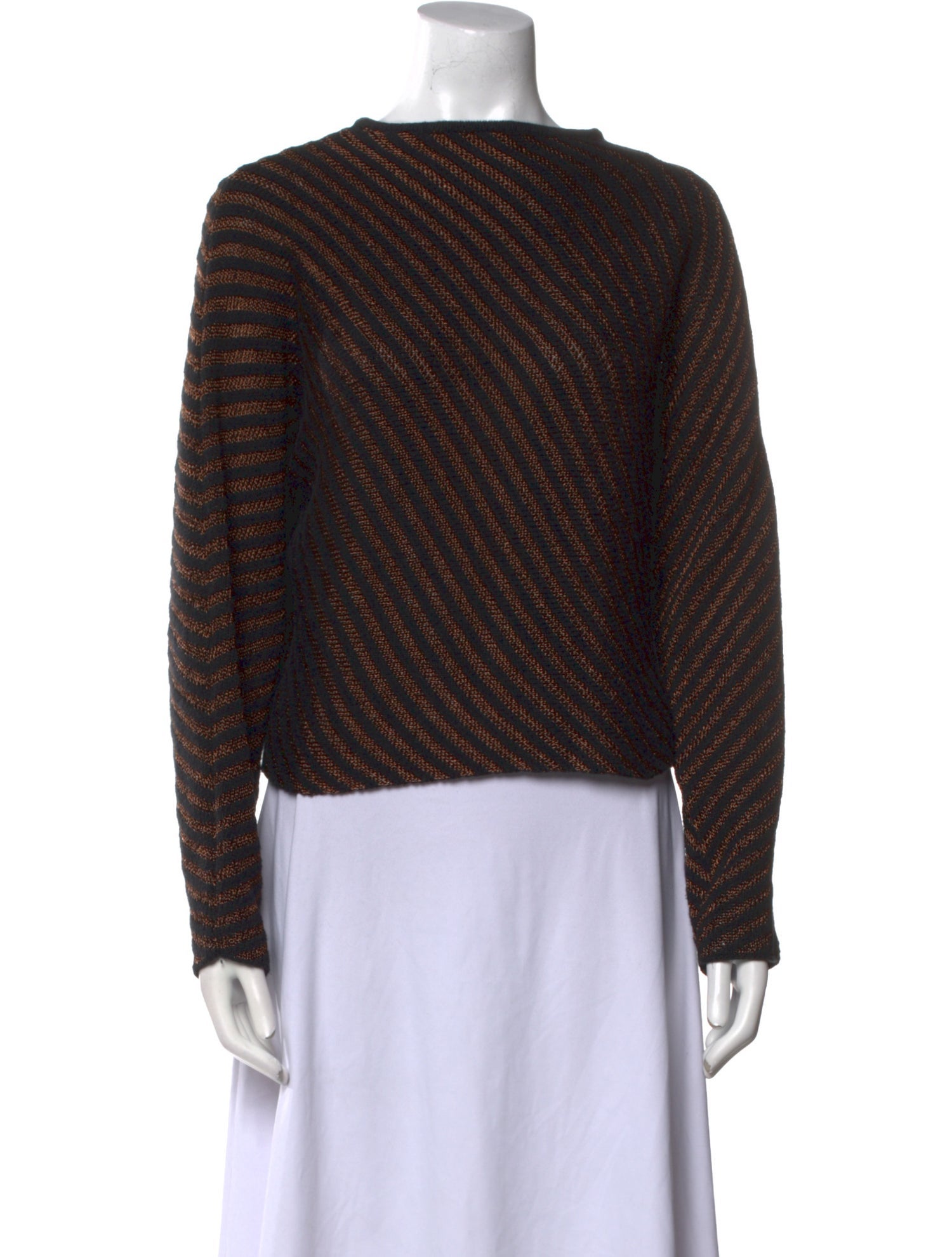 Sass & Bide Striped Bateau Neckline Sweater