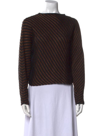 Sass & Bide Striped Bateau Neckline Sweater