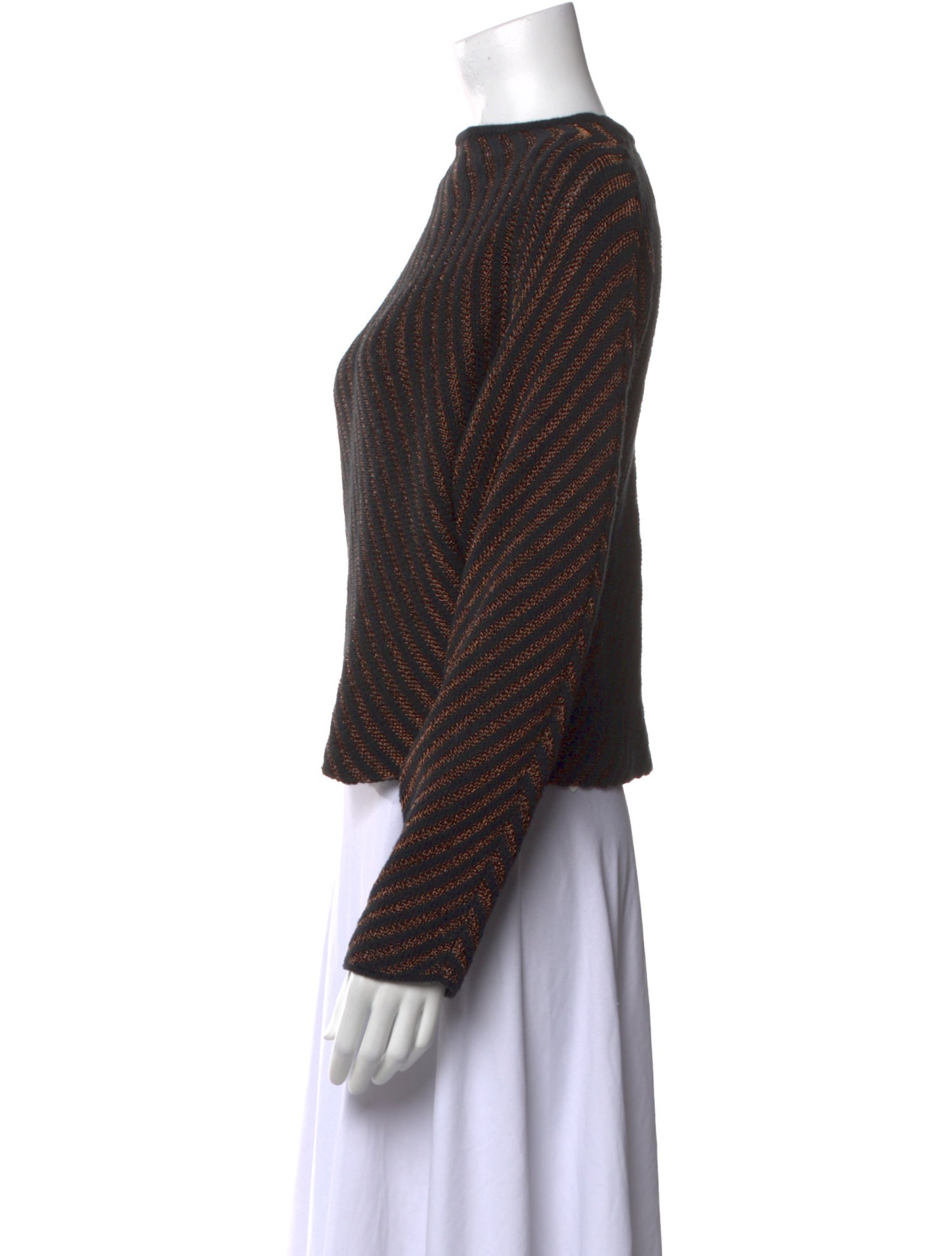 Sass & Bide Striped Bateau Neckline Sweater