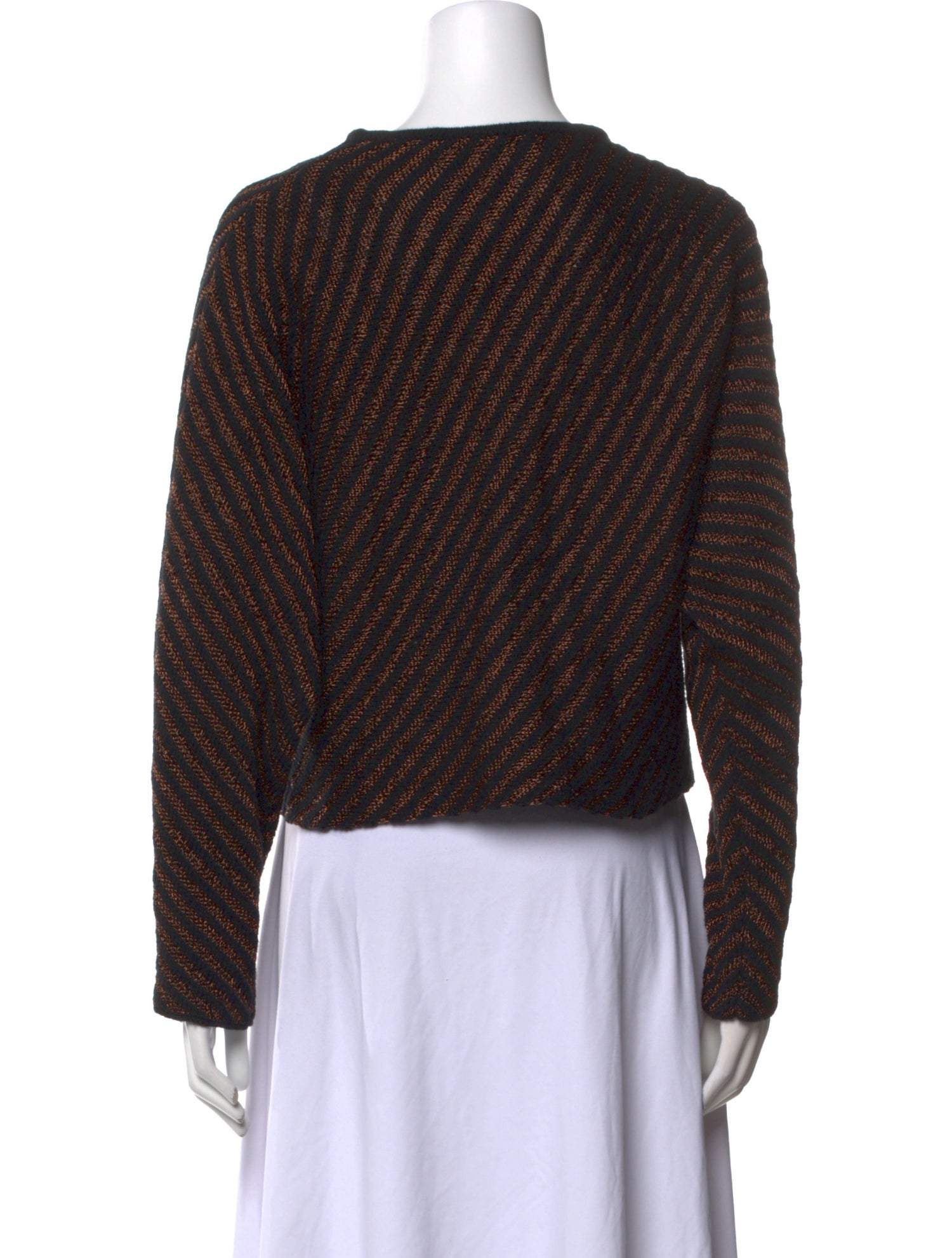 Sass & Bide Striped Bateau Neckline Sweater