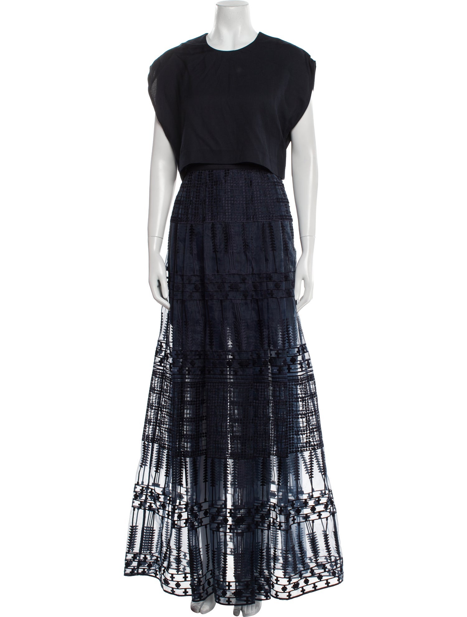 Sass & Bide Crew Neck Long Dress
