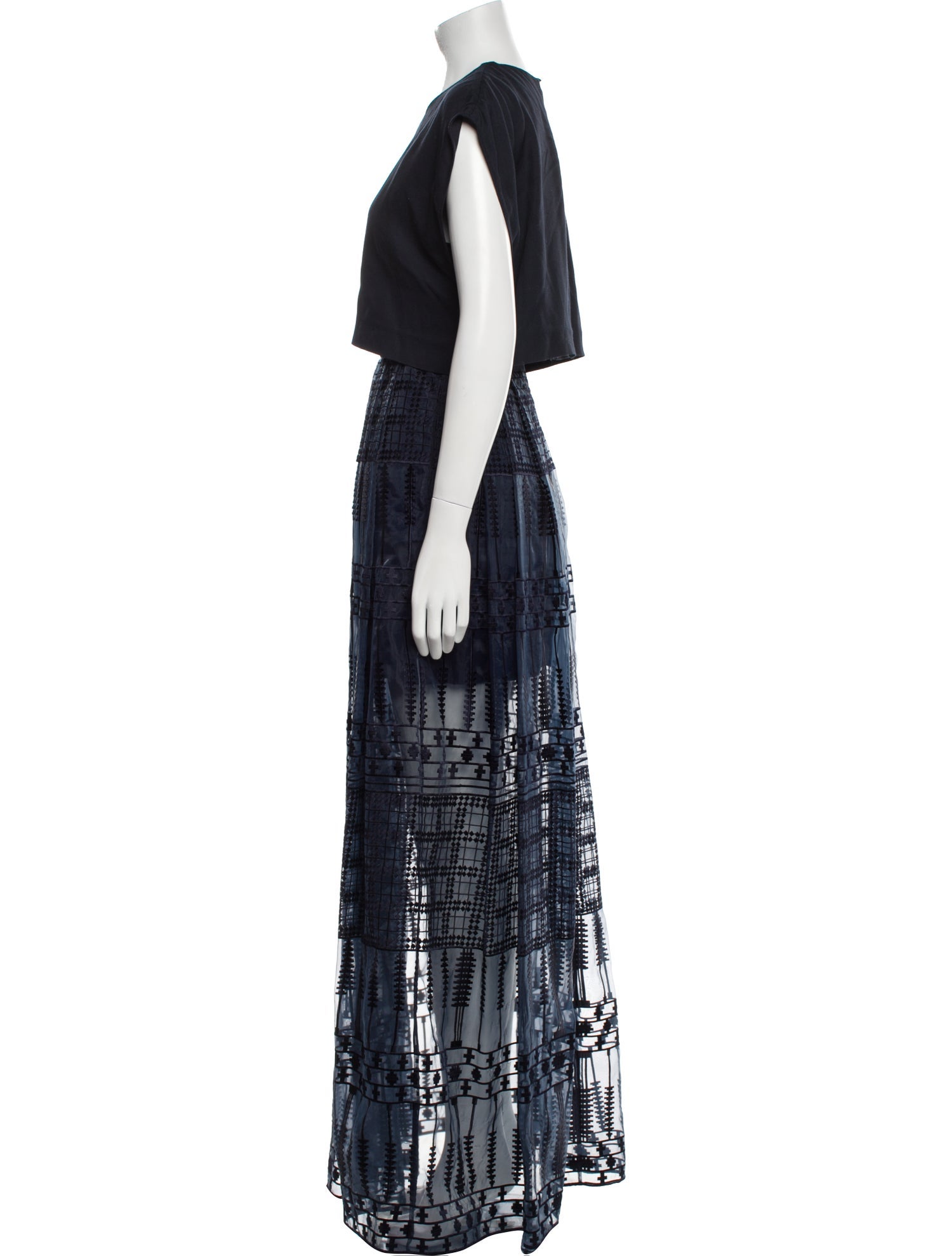 Sass & Bide Crew Neck Long Dress