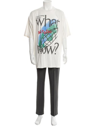 Satoshi Nakamoto Graphic Print Crew Neck T-Shirt