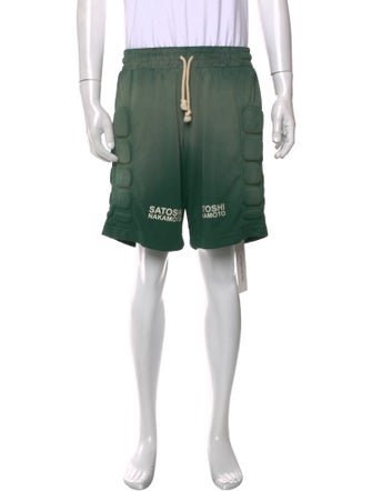 Satoshi Nakamoto Graphic Print Athletic Shorts