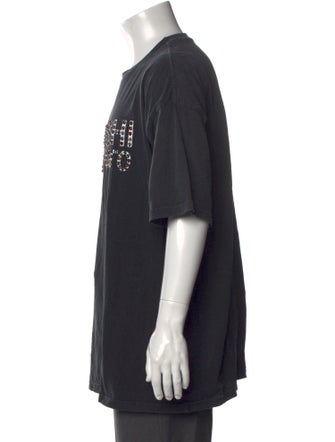 Satoshi Nakamoto Graphic Print Crew Neck T-Shirt