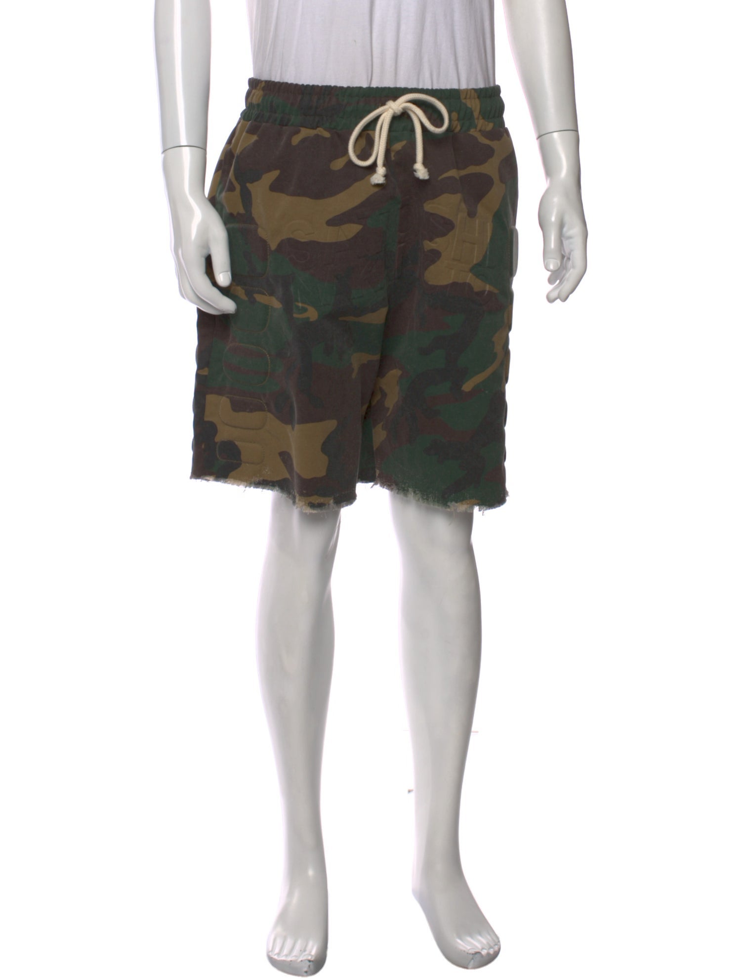 Satoshi Nakamoto Camouflage Print Shorts