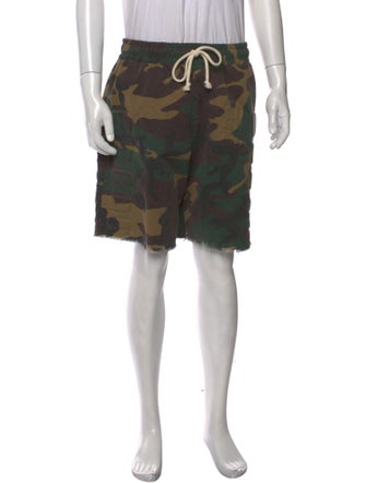 Satoshi Nakamoto Camouflage Print Shorts