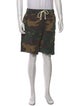 Satoshi Nakamoto Camouflage Print Shorts