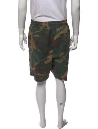 Satoshi Nakamoto Camouflage Print Shorts