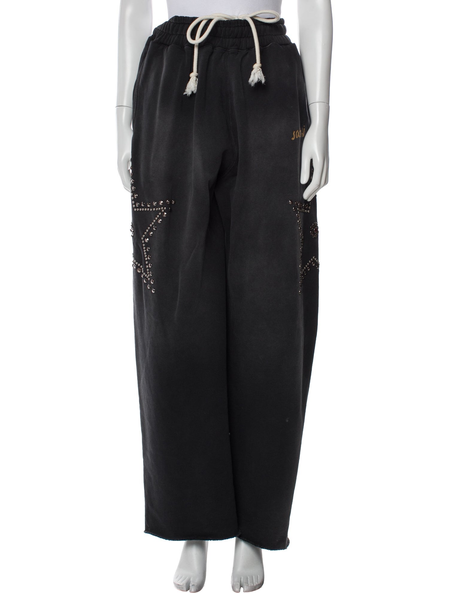 Satoshi Nakamoto Tassel Accents Sweatpants