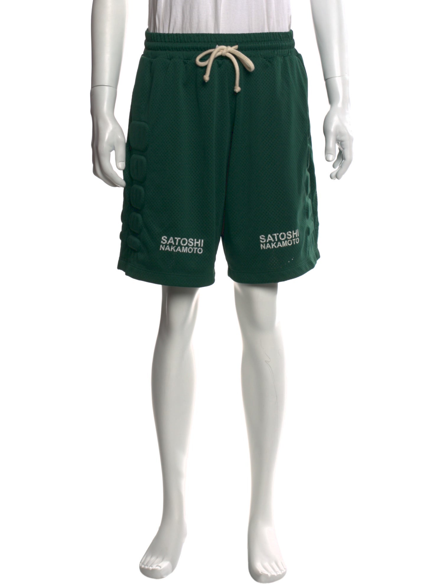 Satoshi Nakamoto Graphic Print Jogger Shorts