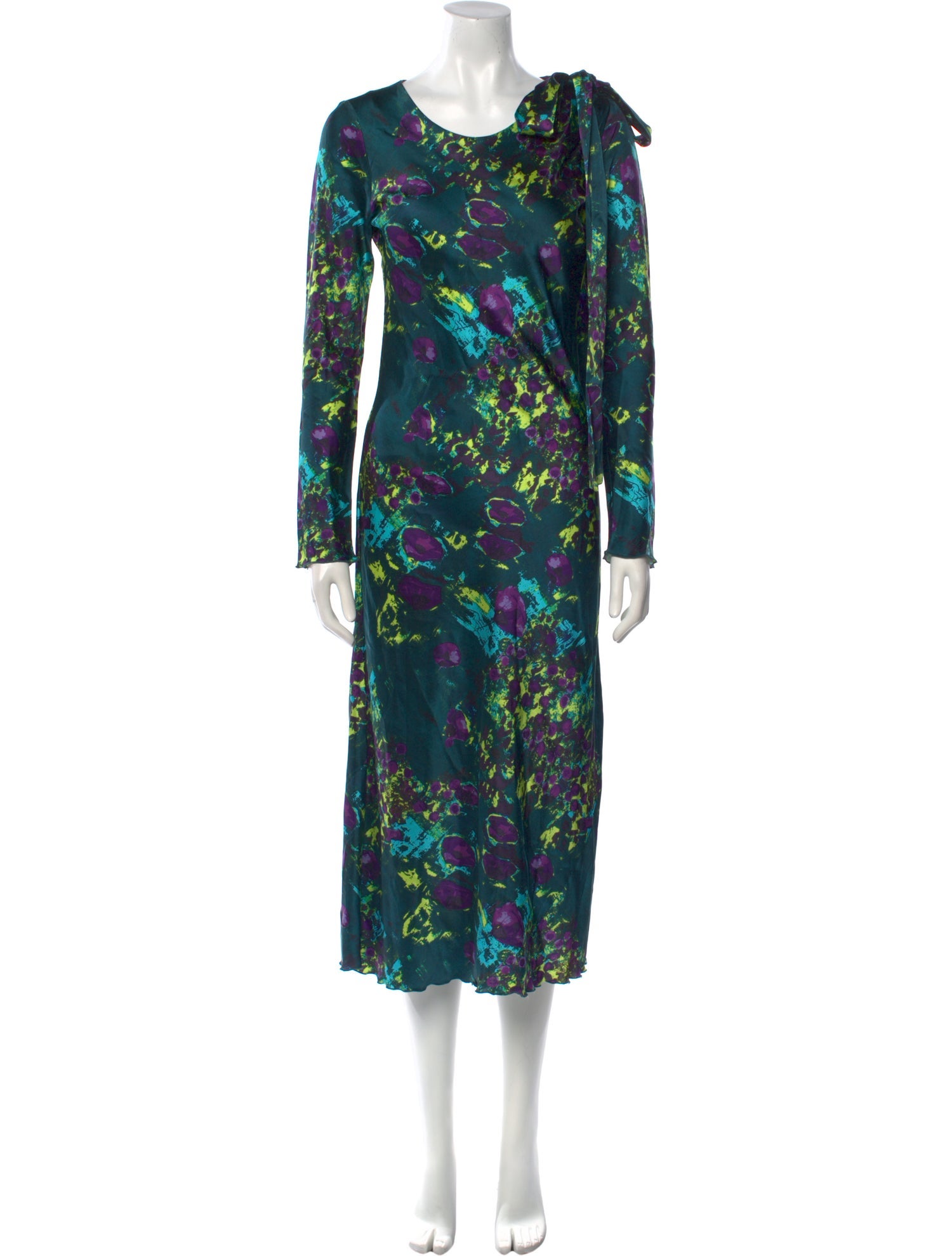 JH. Zane Silk Long Dress