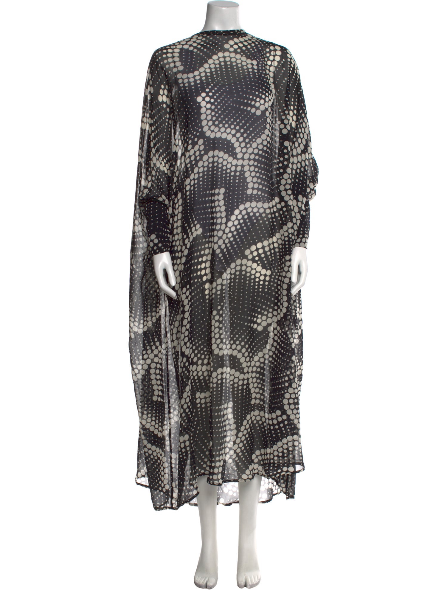 JH. Zane Printed Long Dress