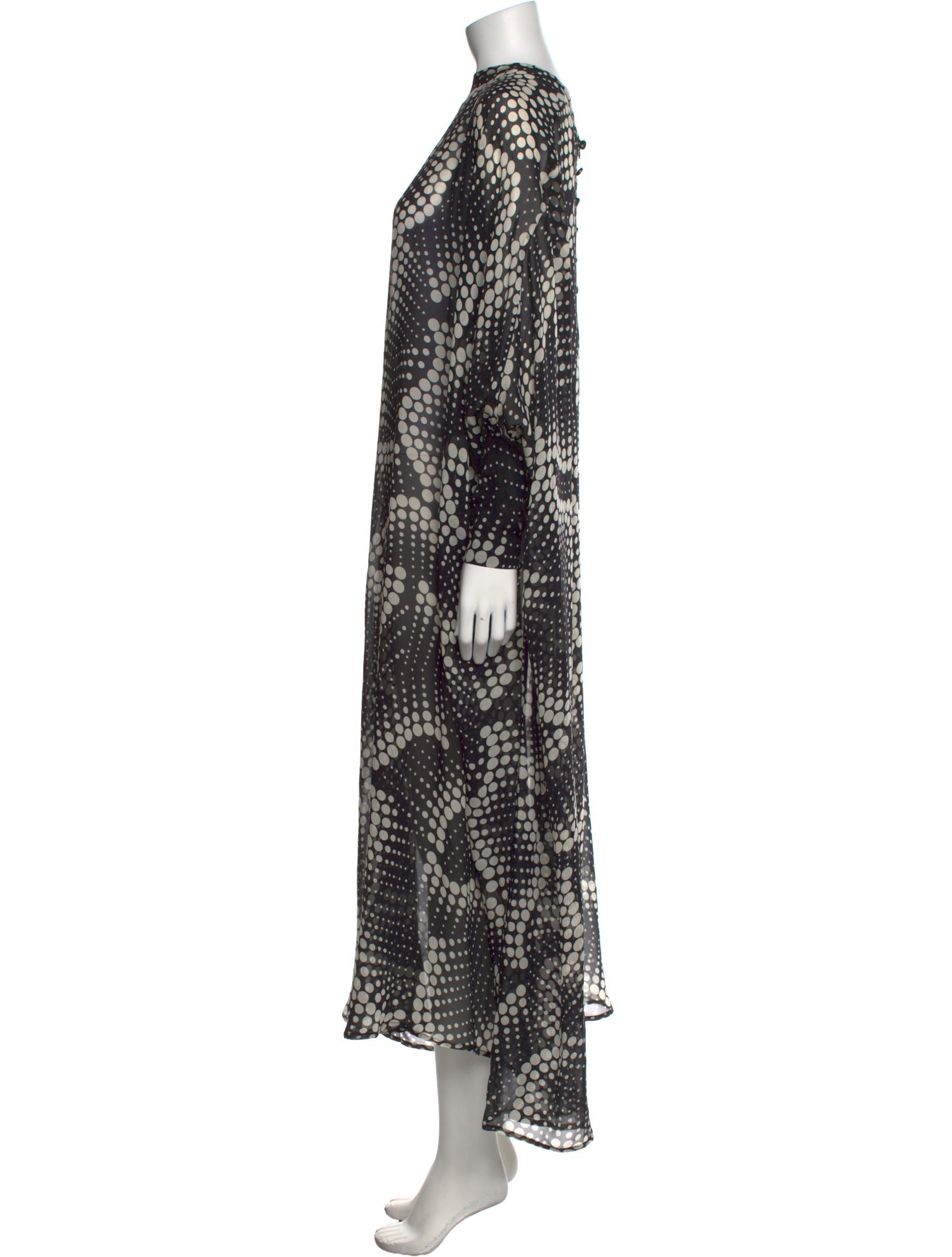 JH. Zane Printed Long Dress