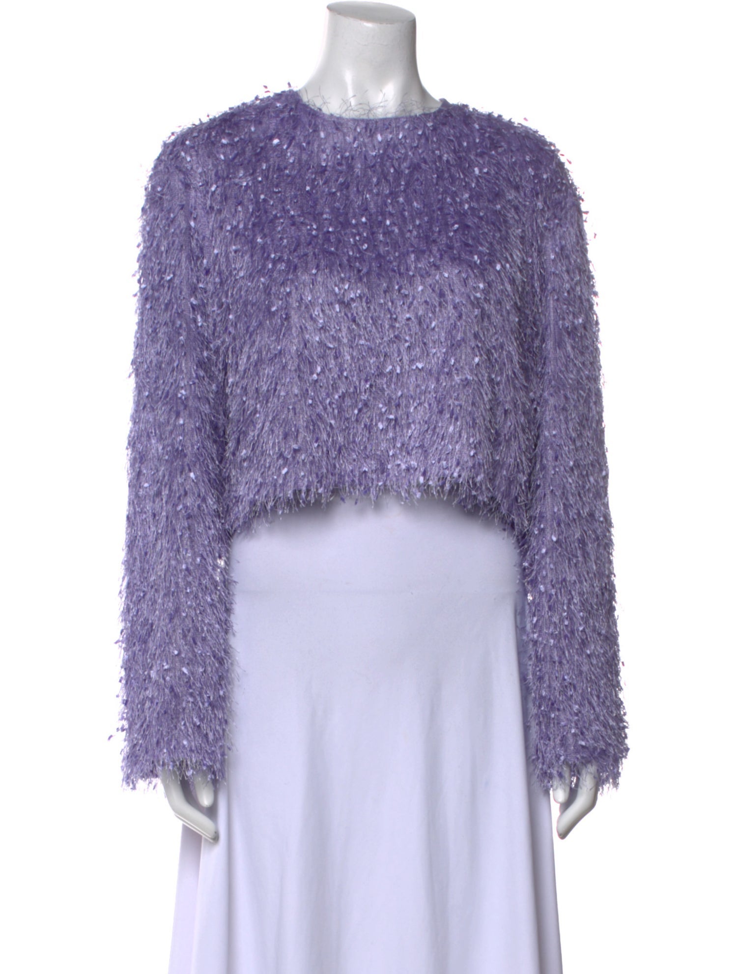 Saint Art Linen Crew Neck Crop Top w/ Tags