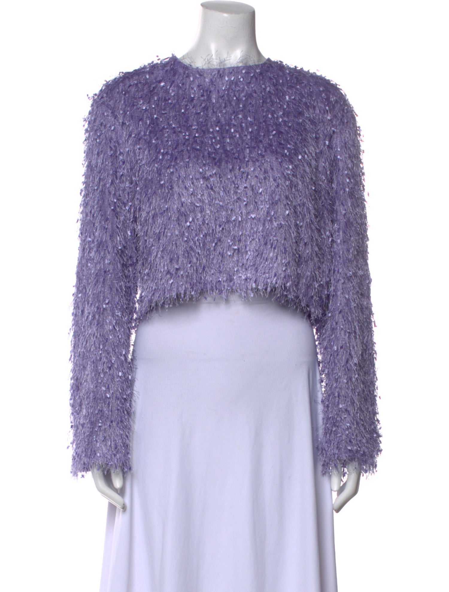 Saint Art Linen Bateau Neckline Crop Top w/ Tags