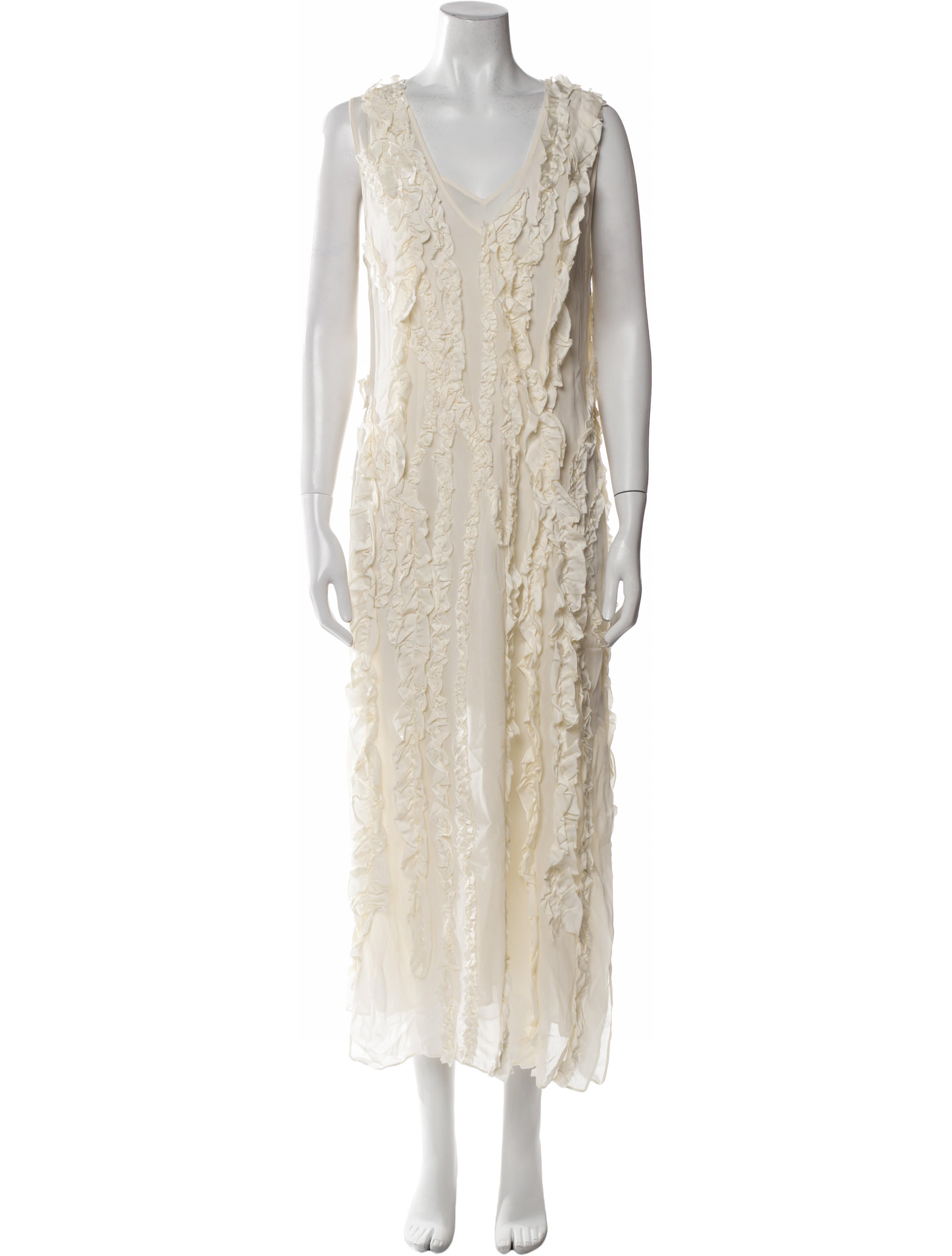 Saint Art V-Neck Long Dress