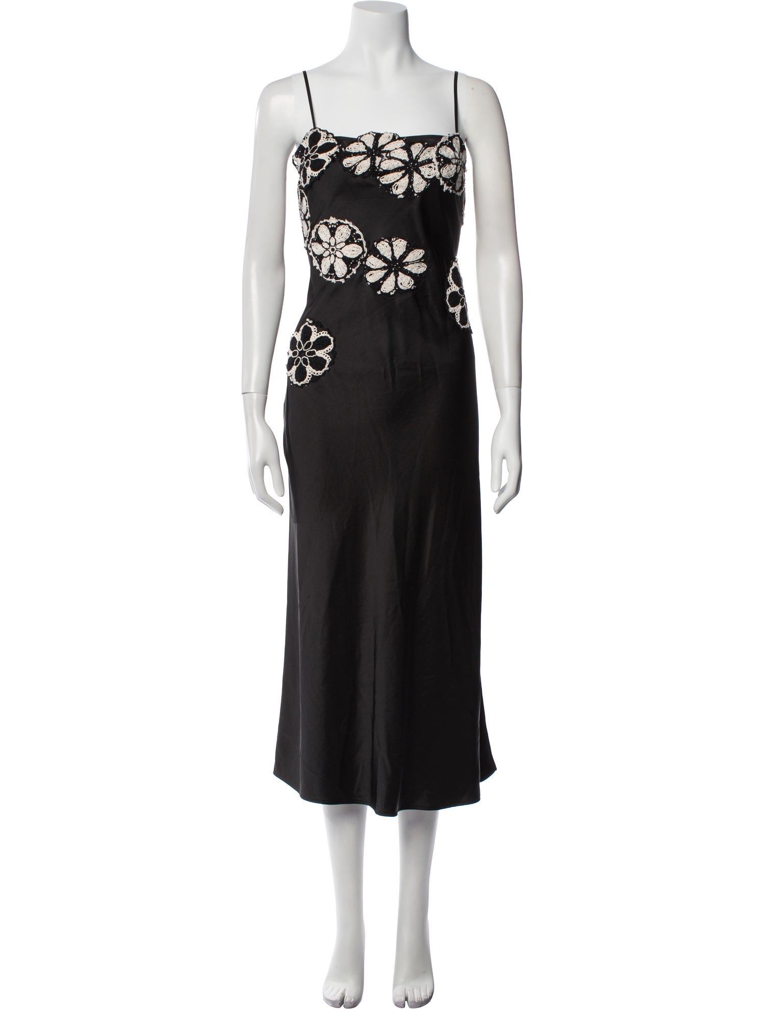 Saint Art Floral Print Long Dress