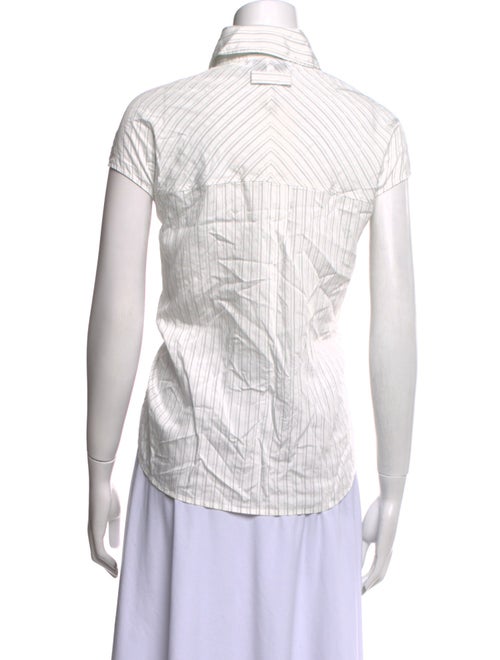 Saint Art Short Sleeve Button-Up Top