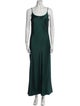 Saint Art Scoop Neck Long Dress