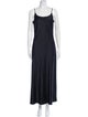 Saint Art Scoop Neck Long Dress