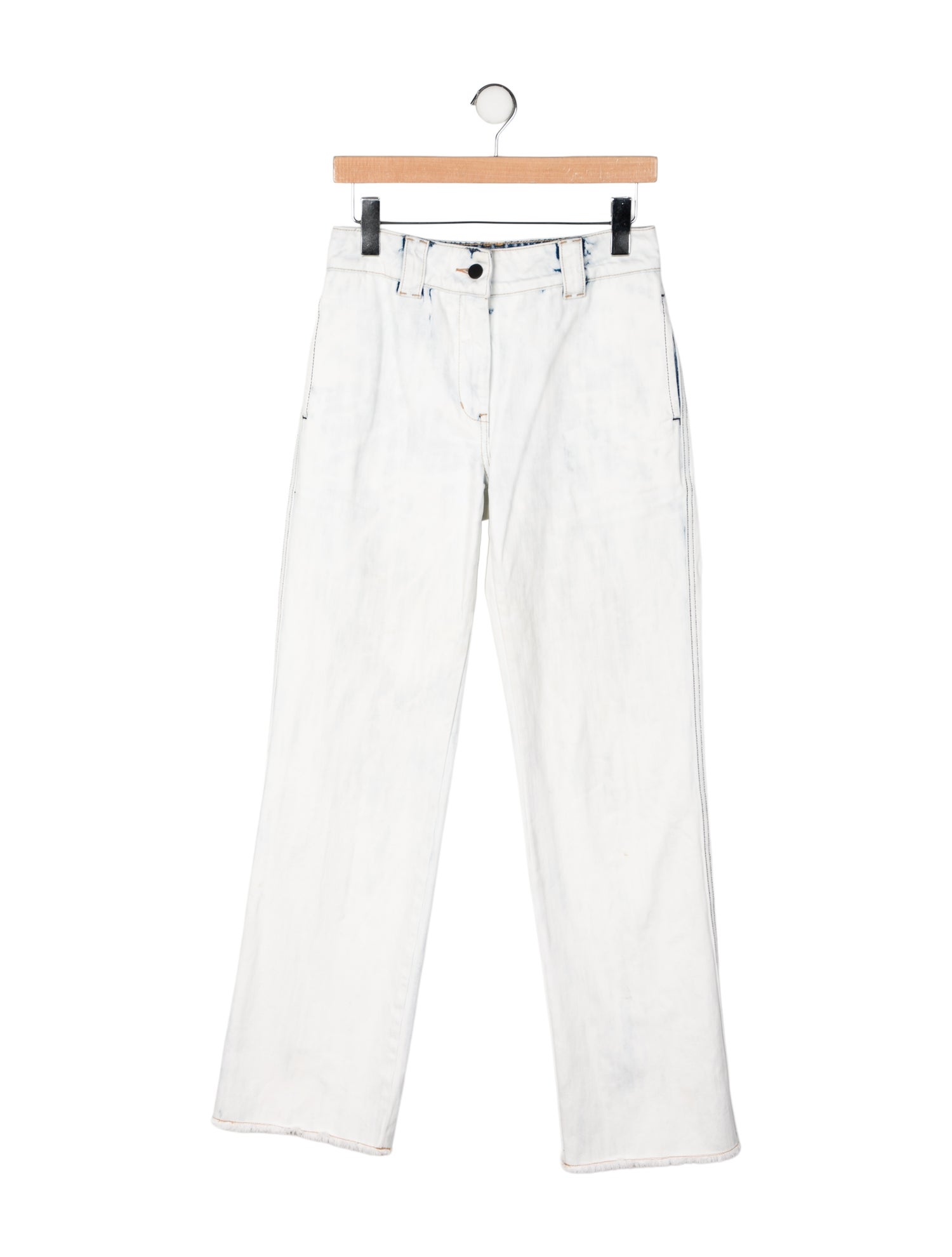 Saint Art Mid-Rise Wide Leg Jeans