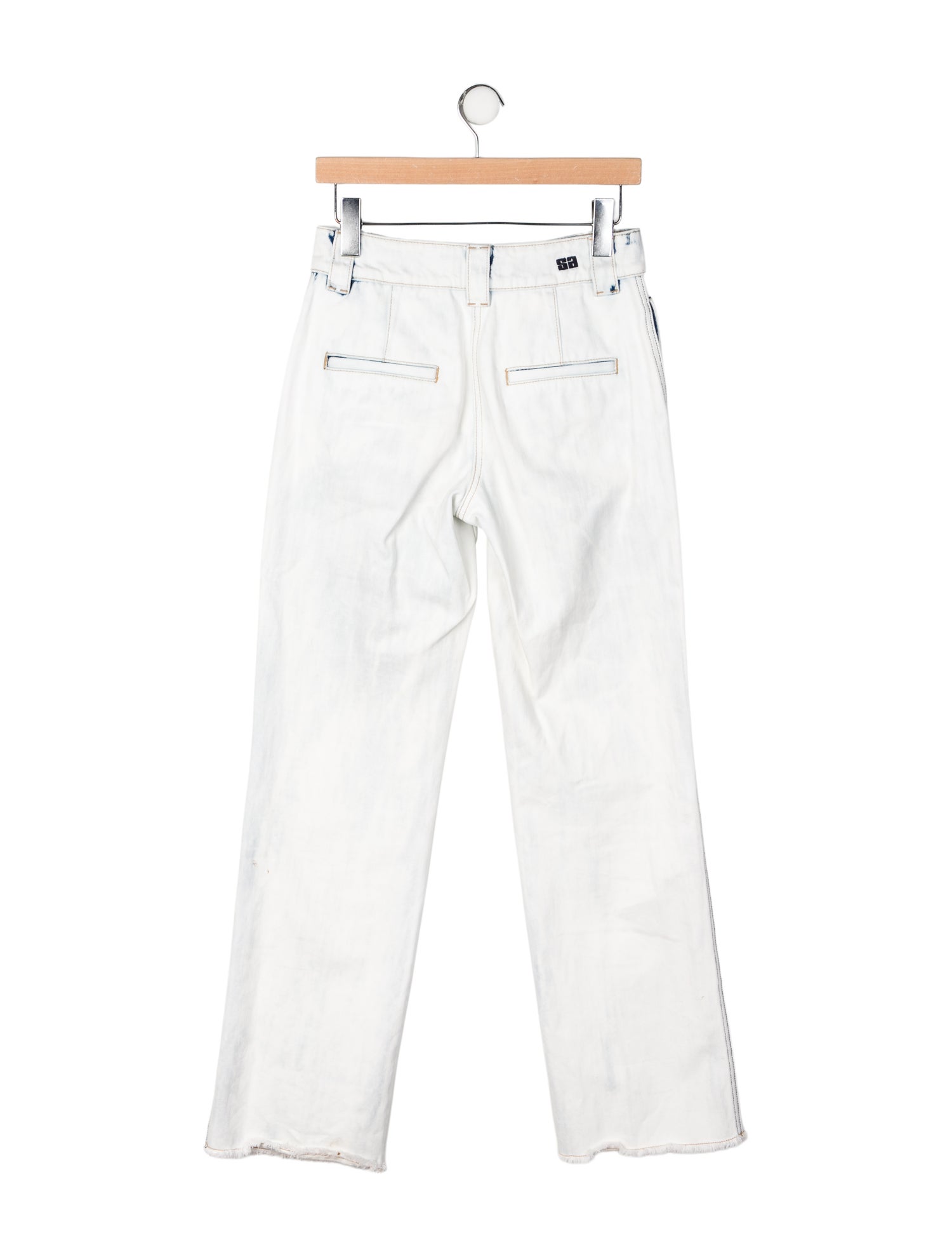 Saint Art Mid-Rise Wide Leg Jeans