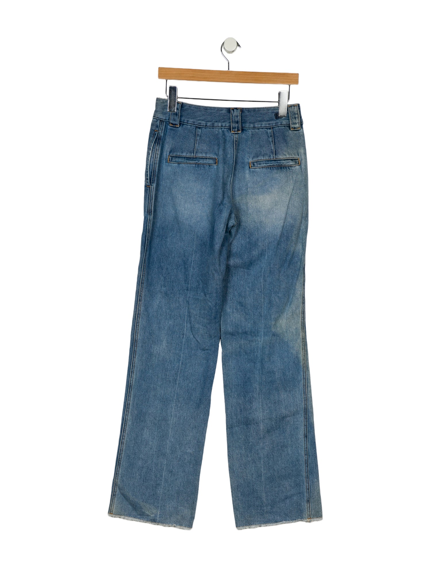 Saint Art Mid-Rise Wide Leg Jeans
