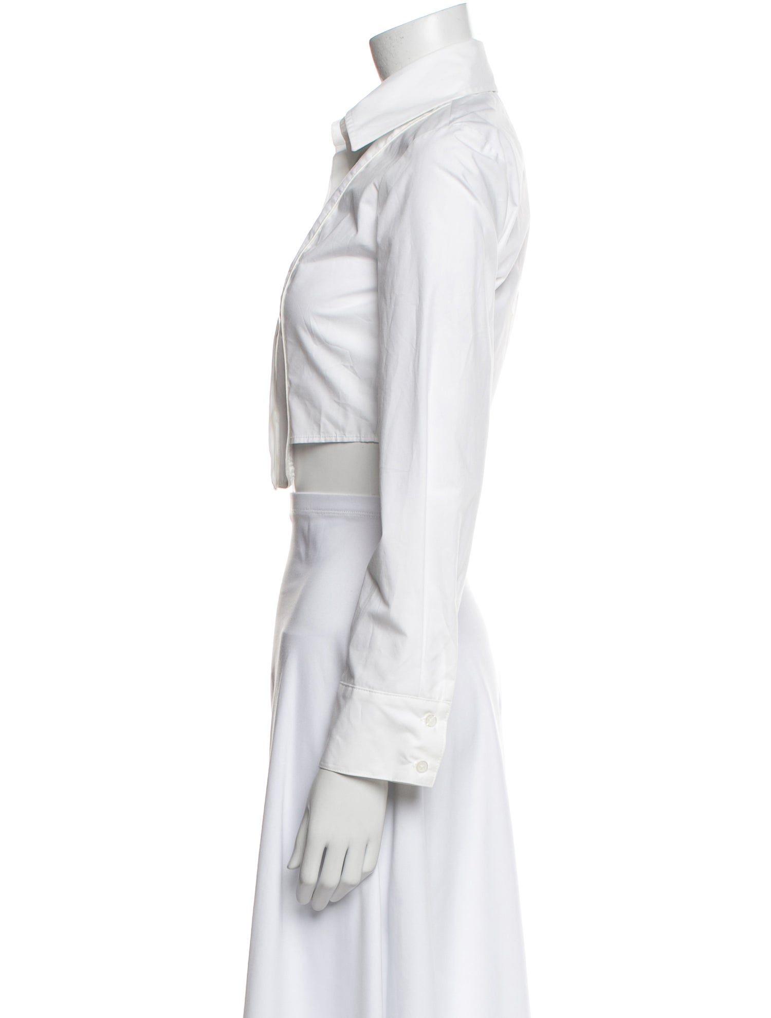 Saint Art Long Sleeve Crop Top