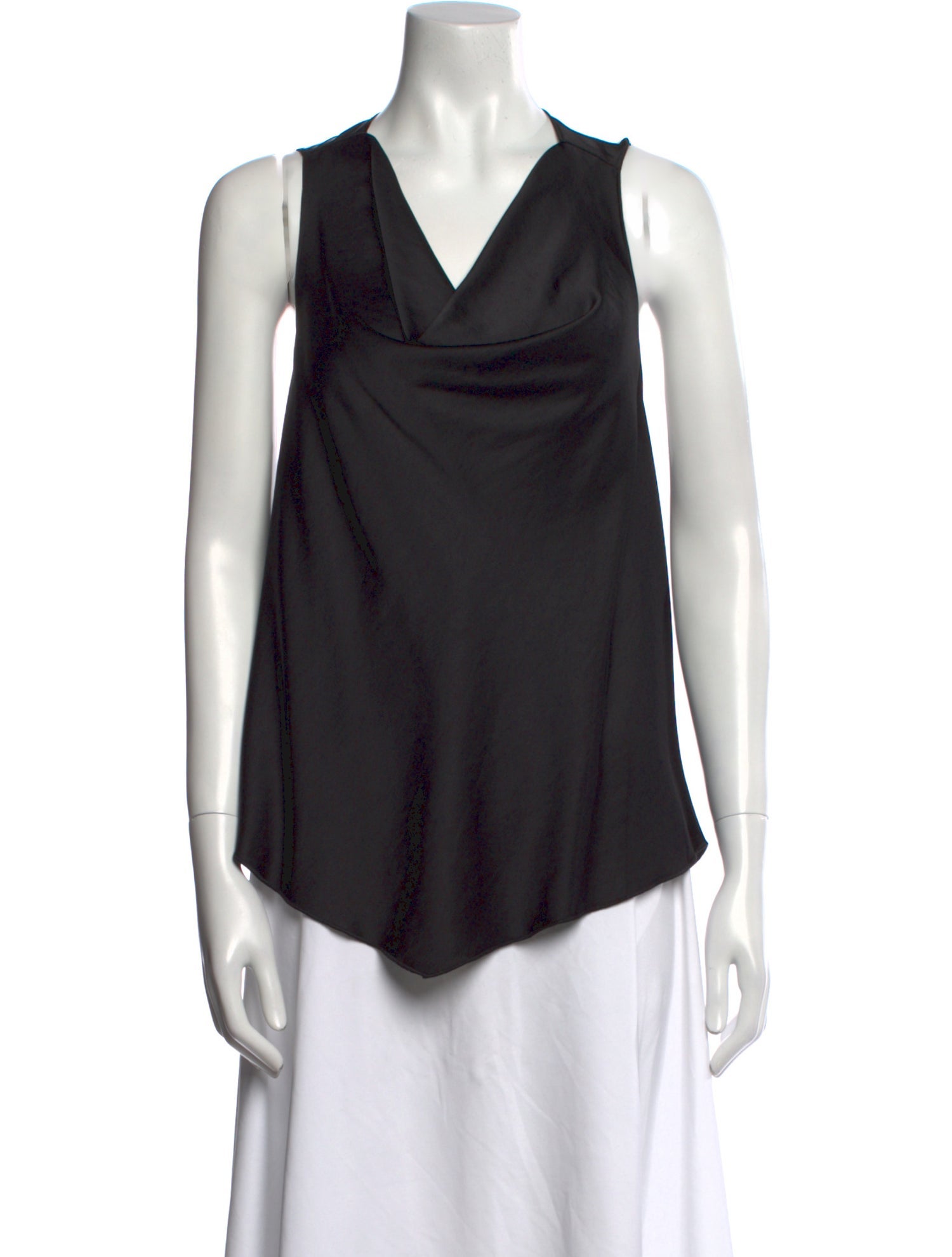 Saint Art Cowl Neck Sleeveless Top