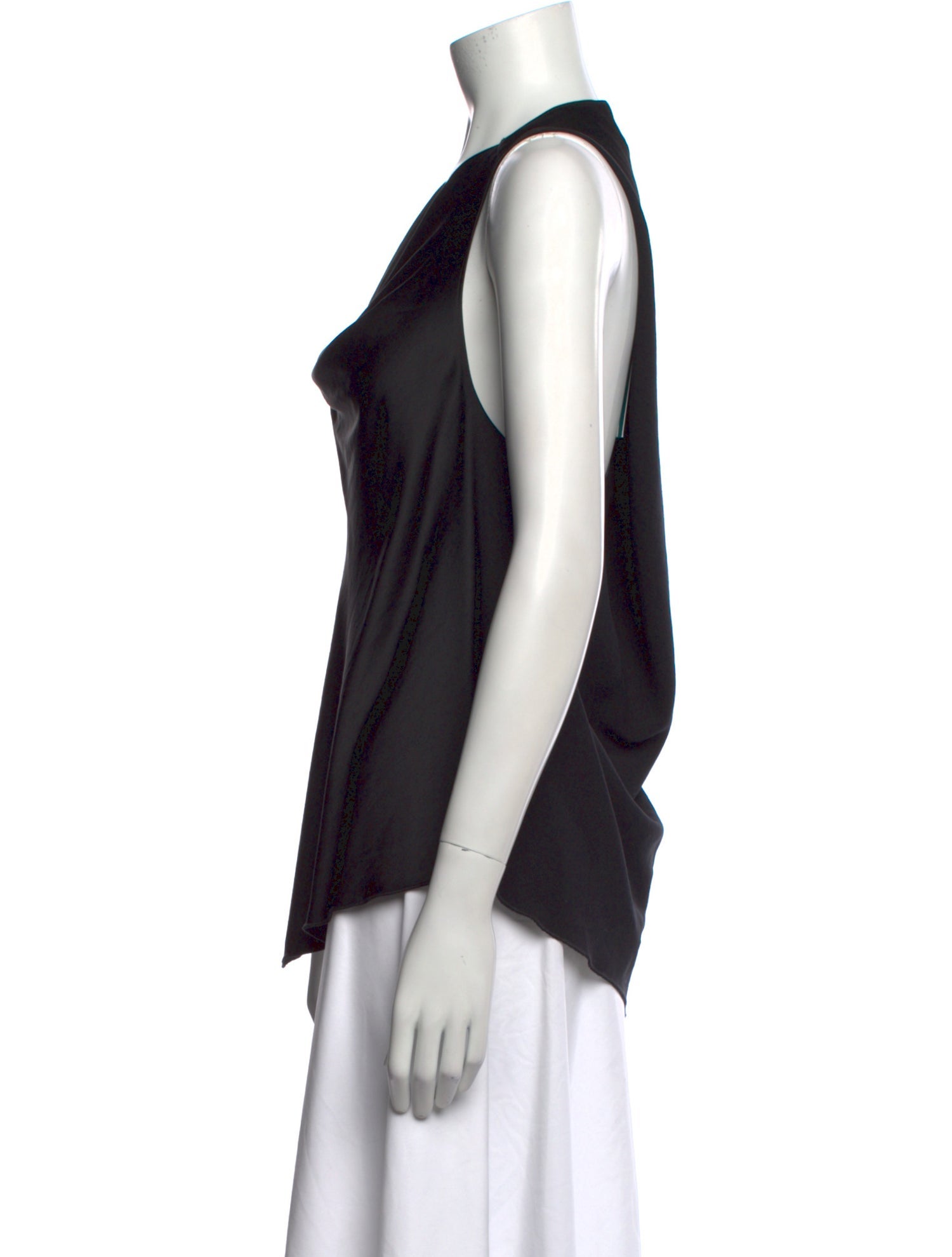 Saint Art Cowl Neck Sleeveless Top