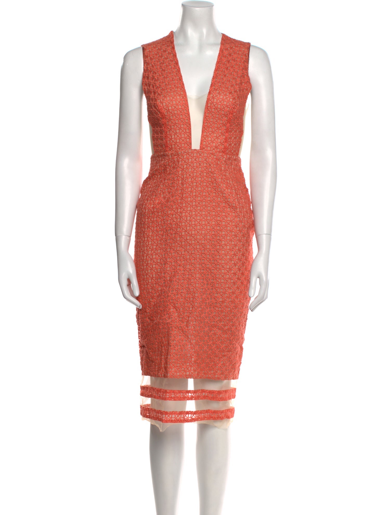 sau Printed Midi Length Dress