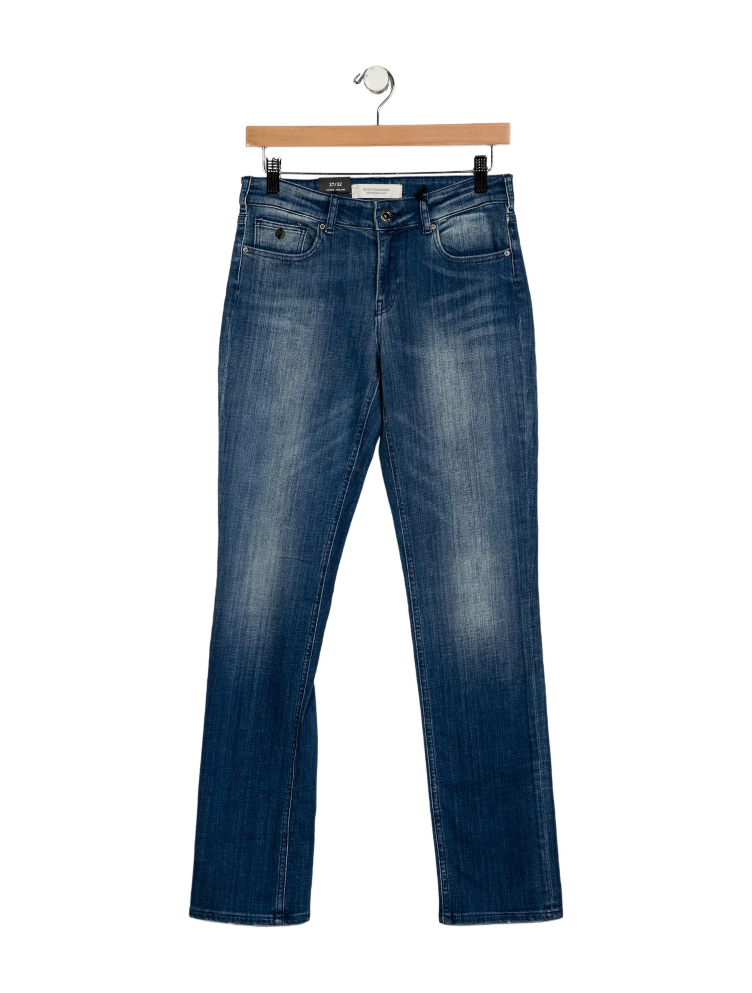 Scott & Charters Mid-Rise Straight Leg Jeans w/ Tags