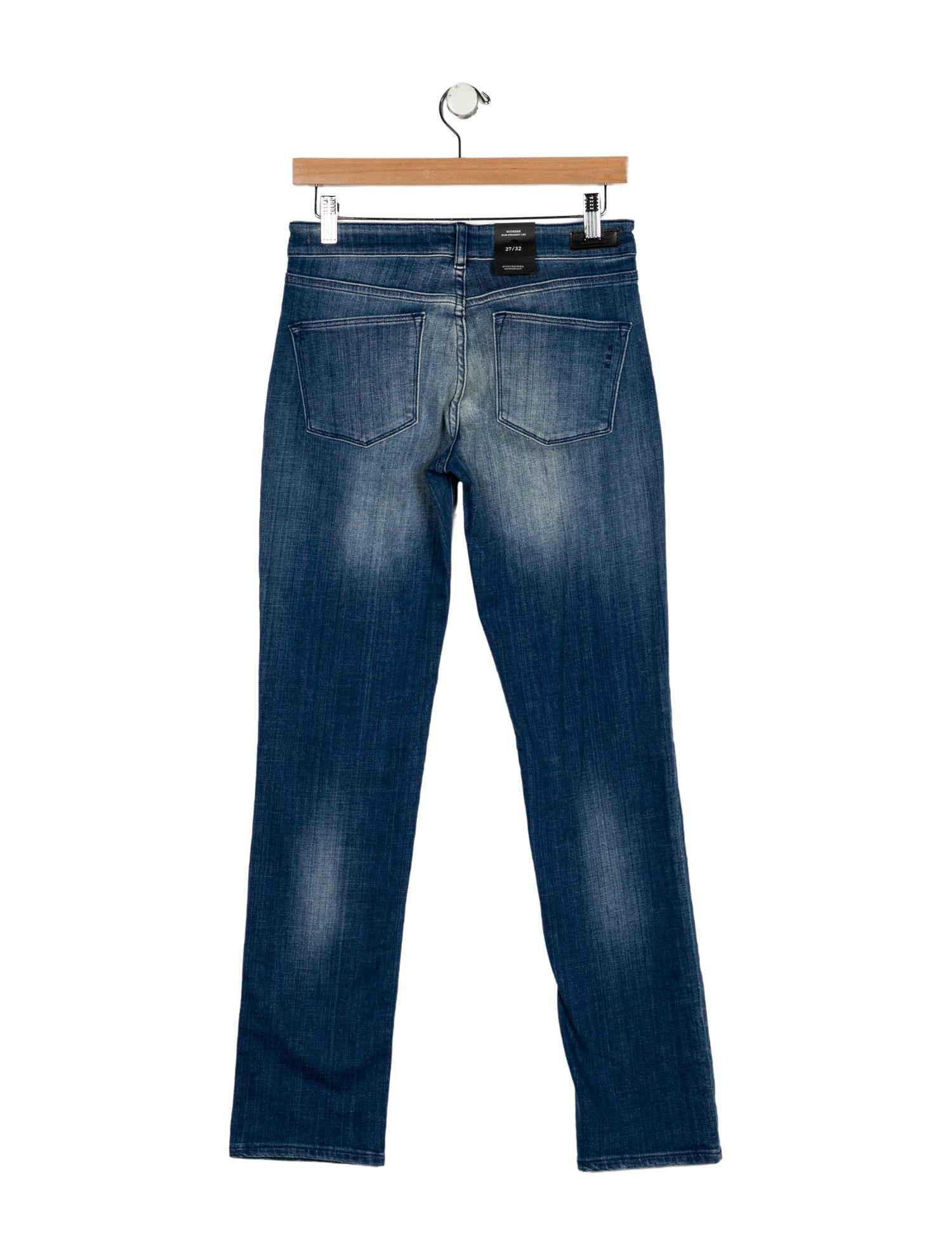 Scott & Charters Mid-Rise Straight Leg Jeans w/ Tags